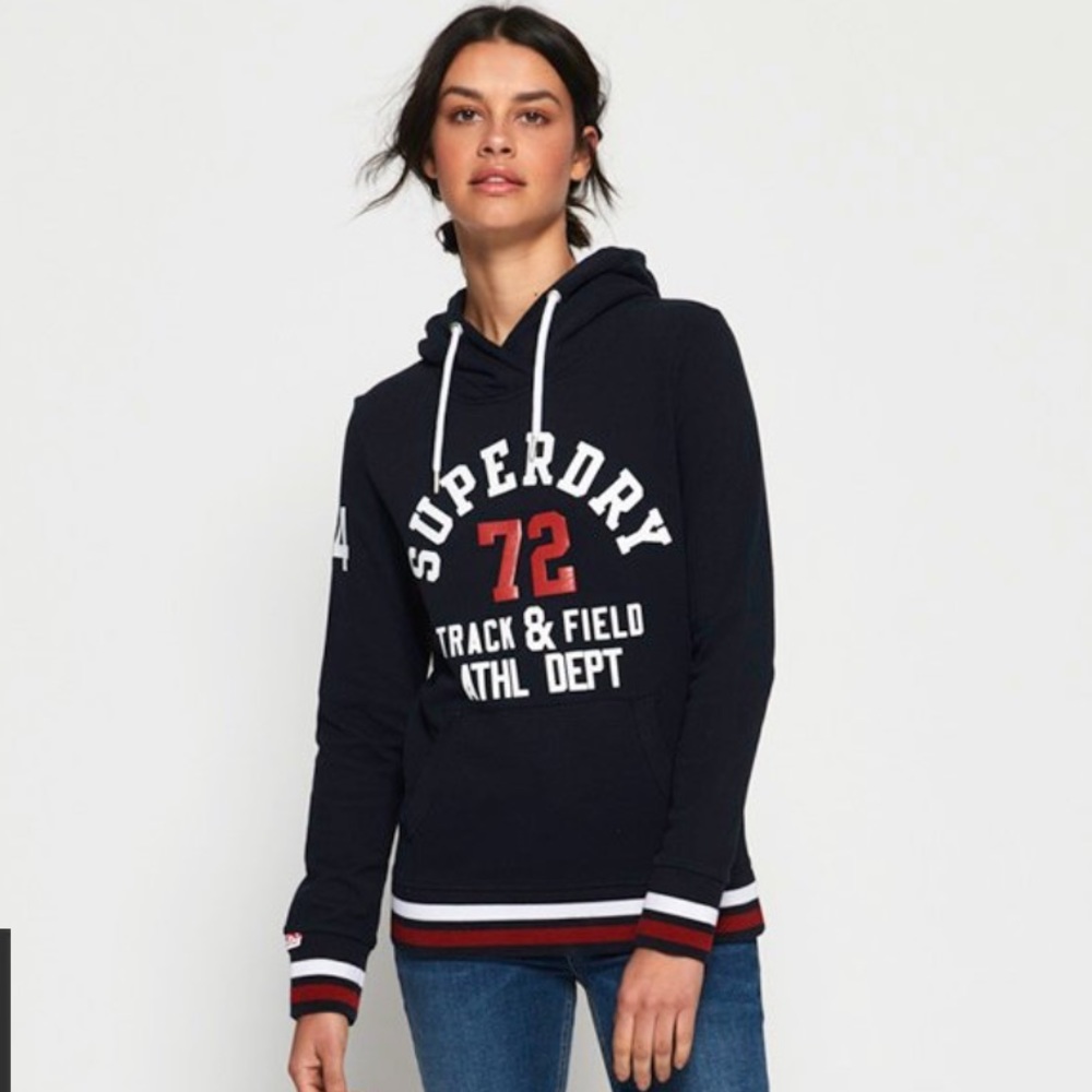 SuperDry Track & Field lightweight hoodie
